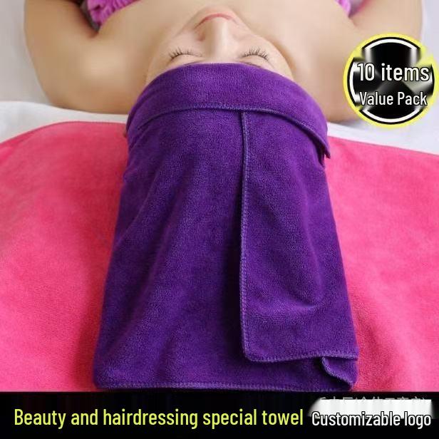Customized Thick Absorbent Hair Towel for Salons and Barbershops 30*30cm Regular Hook Towel
