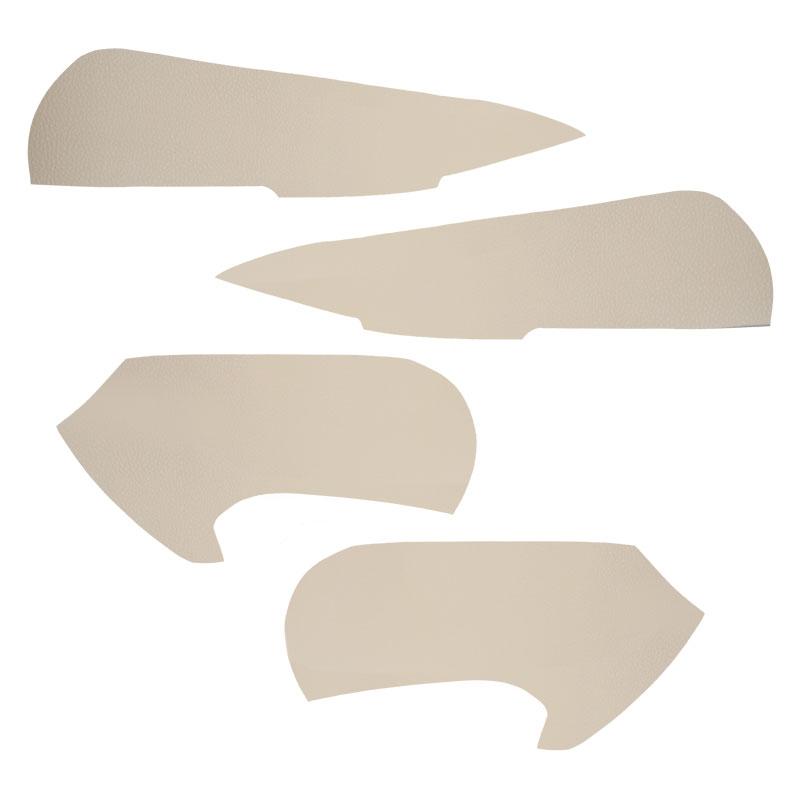 4pcs Microfiber Leather Door Panel Cover For Ford Focus 2009 2010 2011 2012 2013 2014 Car Interior Door Armrest Cover Trim