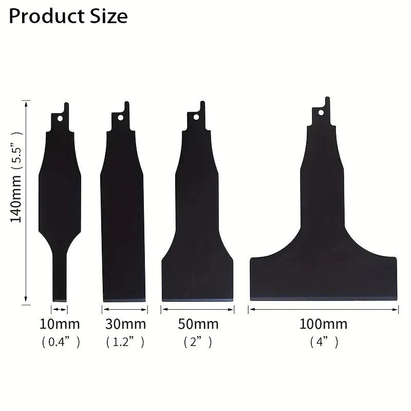 

Набор из 4 шт. сверхпрочных полотен для сабельной пилы для удаления стали, плитки, шпатлевки, зачистки стен и пола