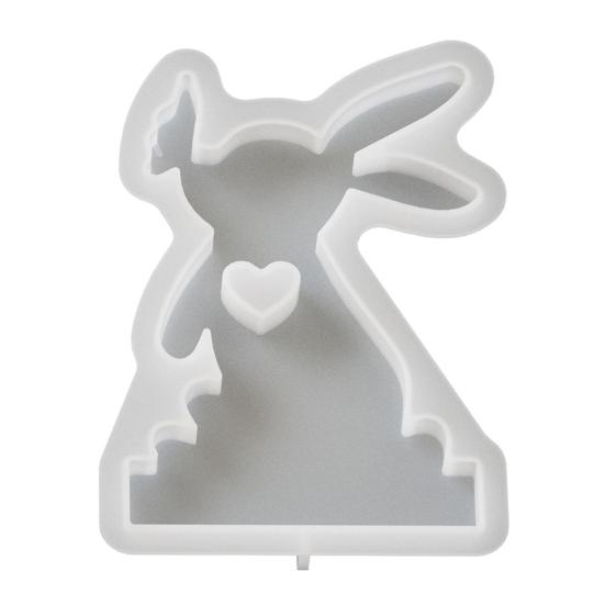 Easter Bunny Silicone Mold Flexible Kissing Butterfly Mold for DIY Resin Crafts Candles Soap Making Reusable Home Decor Cake Decoration