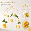 Rotating Crib Mobile: Newborn Baby Sleep Aid & Educational Rattle Toy