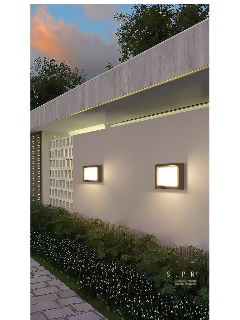Wasserdichte LED-Wandleuchte für Villa, Garten, Hotel, Balkon, Flur und Zaun - Innen-/Außenbereich