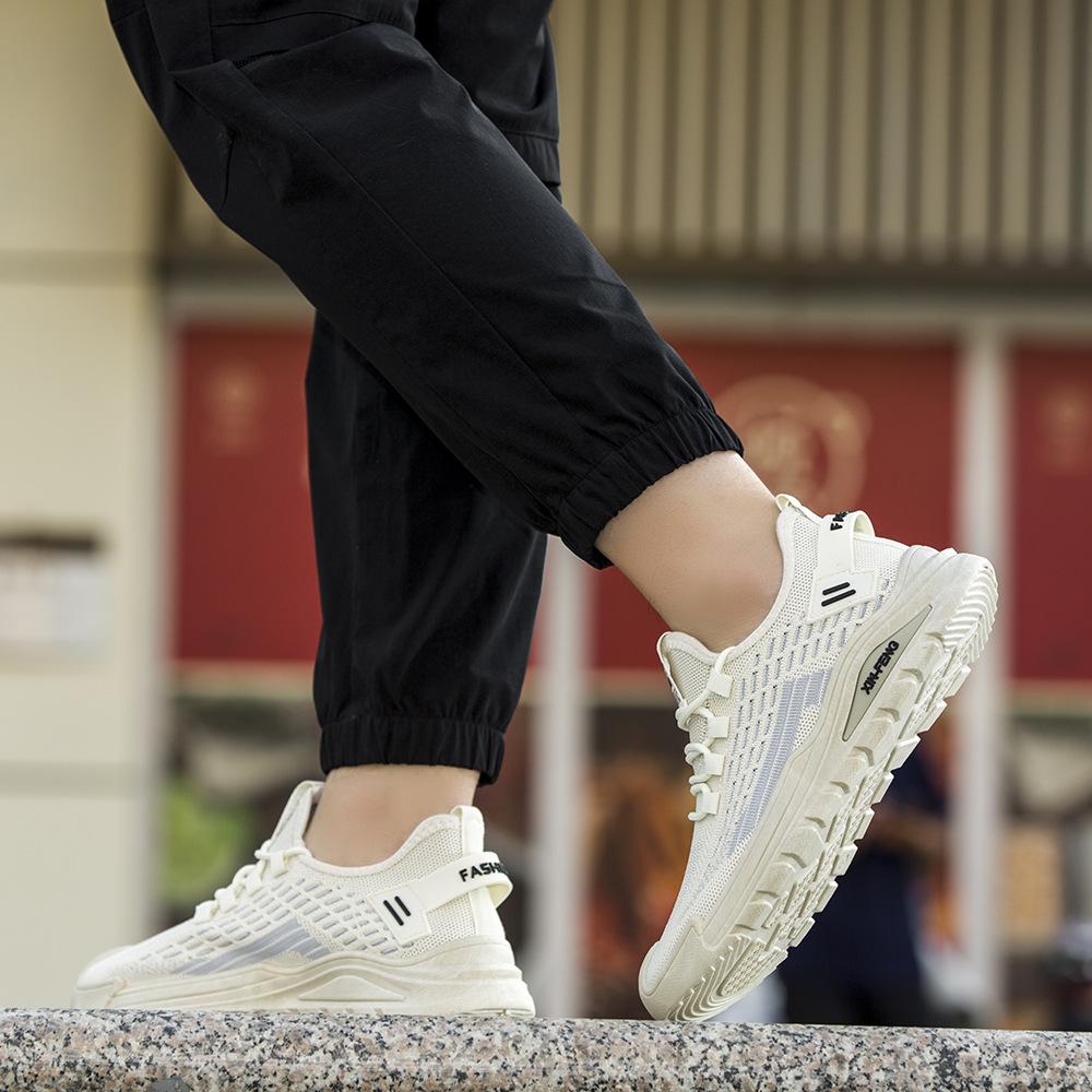 Fashion Men Sneakers Mesh Casual Shoes Lac-up Men Shoes Breathable Vulcanize Shoes Walking Sneakers Zapatillas Hombre