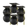 Graduation Cap Hanging Paper Lanterns Grad Cap Paper Lanterns Graduation Lanterns With Black Grad H
