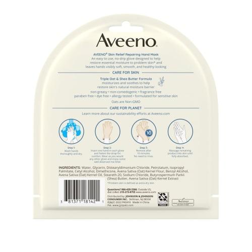Aveeno, Skin Guard Cica Hand Mask, 2 Disposable Gloves