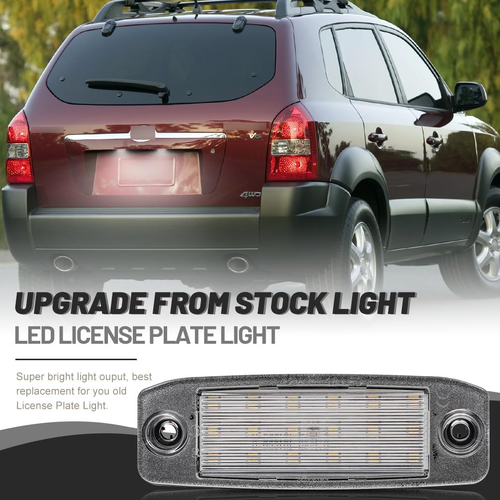 

NJSBYL Ксеноновые Белые Светодиодные Фонари Номерного Знака Для Hyundai Kia Sorento Sonata Sportage Kona N Elantra Tucson Задние Светодиодные Фонари Номерного Знака