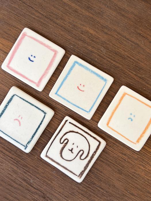 

potteryc spoon rests 5 types 1 crying orange