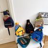 Shoulder Children Fashion Bag With Color Block Design For Casual Outings School