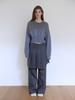 Asula Wool Rivet Pants (Charcoal)