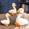Kawaii Duck Plush Toy Realistic Cute White Goose Stuffed Animal Toys Gifts For Girl Boy Pets Simulated Big Duck Birthday Gifts