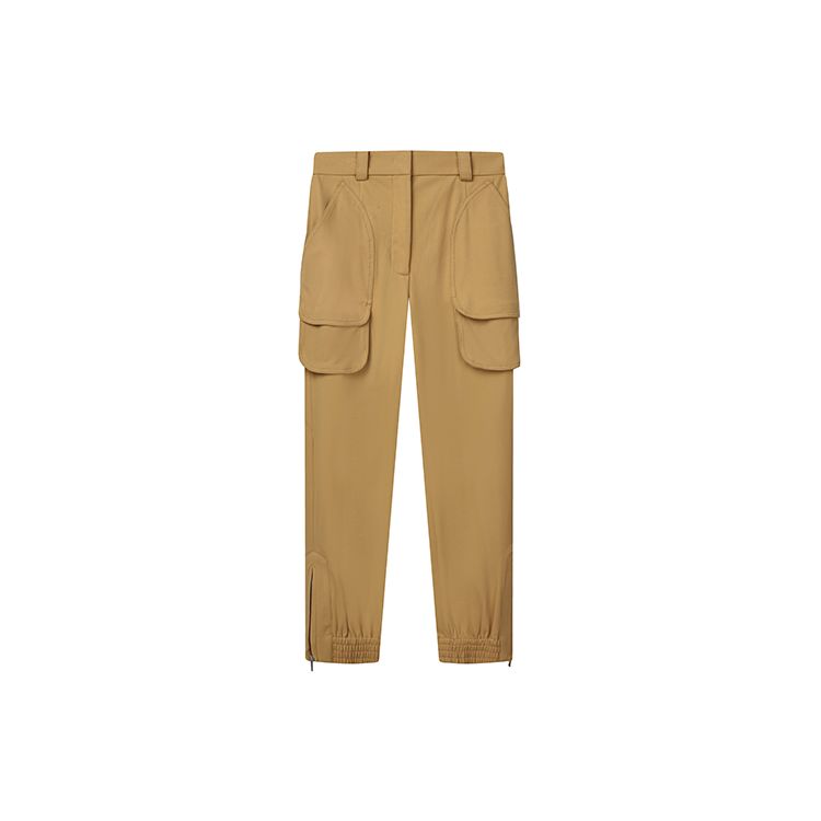 

FILA Fleece Pocket Knit Jogger Pants Women bottoms Gravel-Khaki F11W214601F-LK M