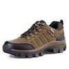 Men's Leather Non-slip Hiking Shoes - Large Size, Thick Sole, Outdoor Sports.