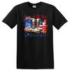 Home of the Free Veteran Boots Watercolor Art T Shirt Patriotic Tee
