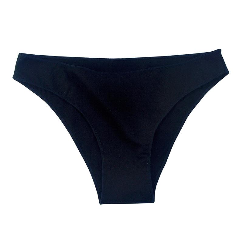 Low-Waist Breathable Cotton Bikini Briefs