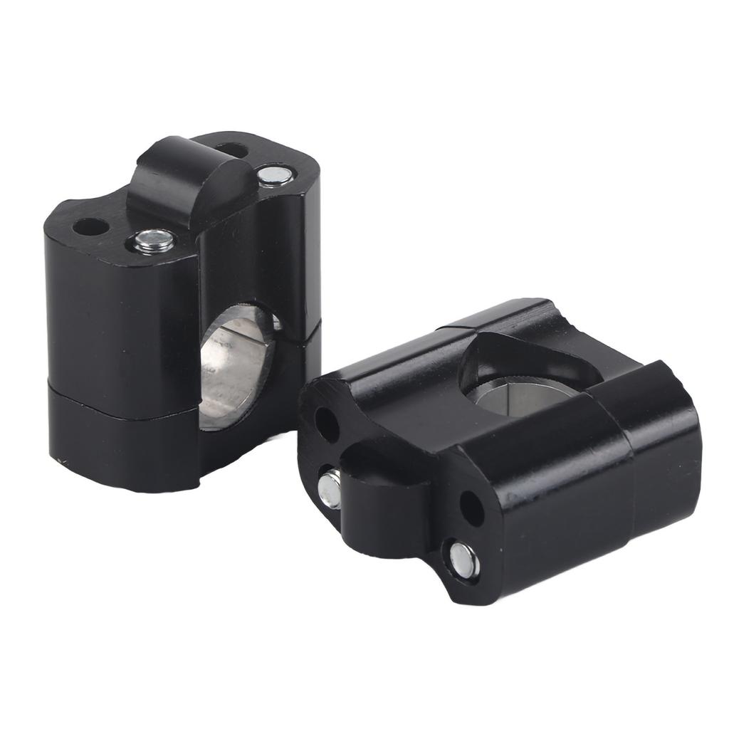 Aluminum Alloy 28mm 1 1 8  Motorcycle Handlebar Handle Fat Bar Mount Clamps Riser Black