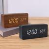 Led Student Alarm Clock Simple Wall Clock Temperature Display Table Clock Desktop Home Decor Garden