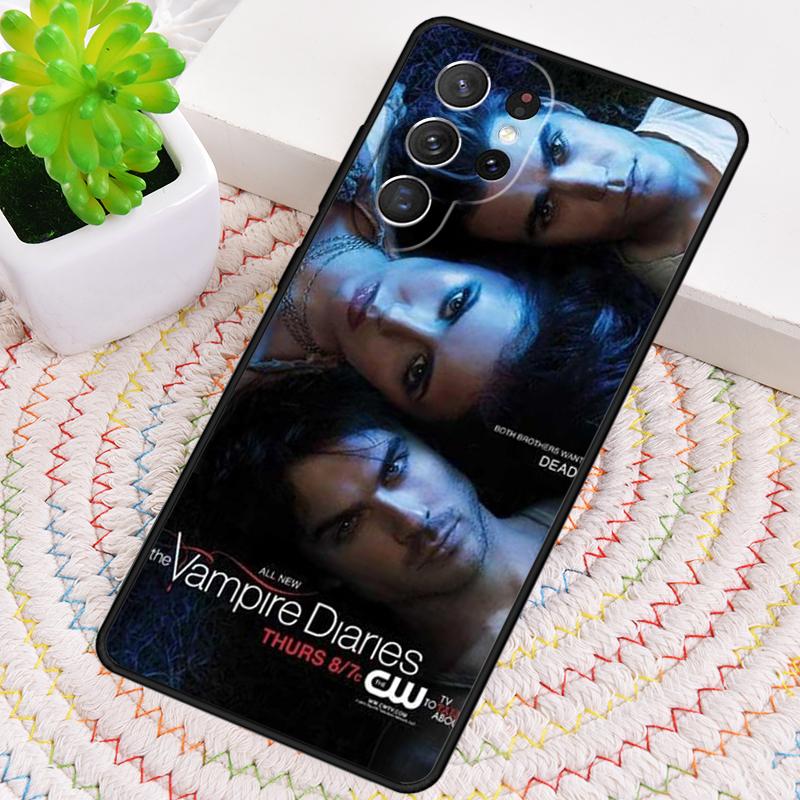 The Vampire Diaries Tryckt TPU-mobilskal För Samsung Galaxy note 10 pro S26 S25 S24 S23 S22 Ultra Plus S21 FE S20 Fodral