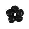 Trendy Oversized Blue Flower Scrunchie Headdress Women Girls Design Rubber Elastic Hair Band Vacation Hair Accessories