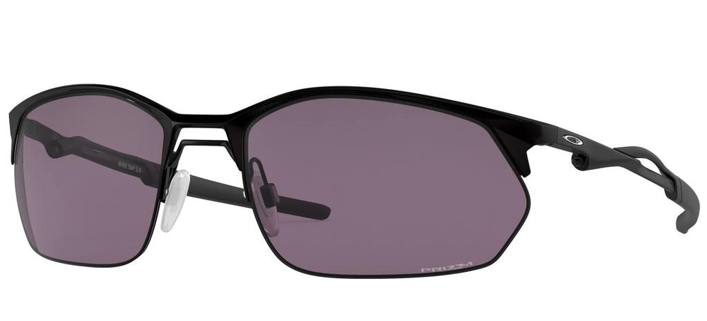 Oakley OO4145 LENTILĂ GRI SATINAT 60 Ochelari de Soare pentru Bărbați, NEGRU/PRIZM