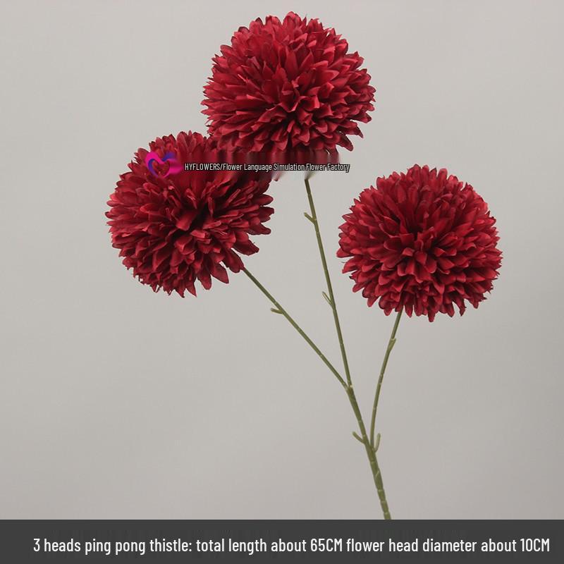 10-Piece Burgundy Floral Décor Set: Red-Toned Artificial Flowers, Mat, Aisle Runner, Wedding Decoration
