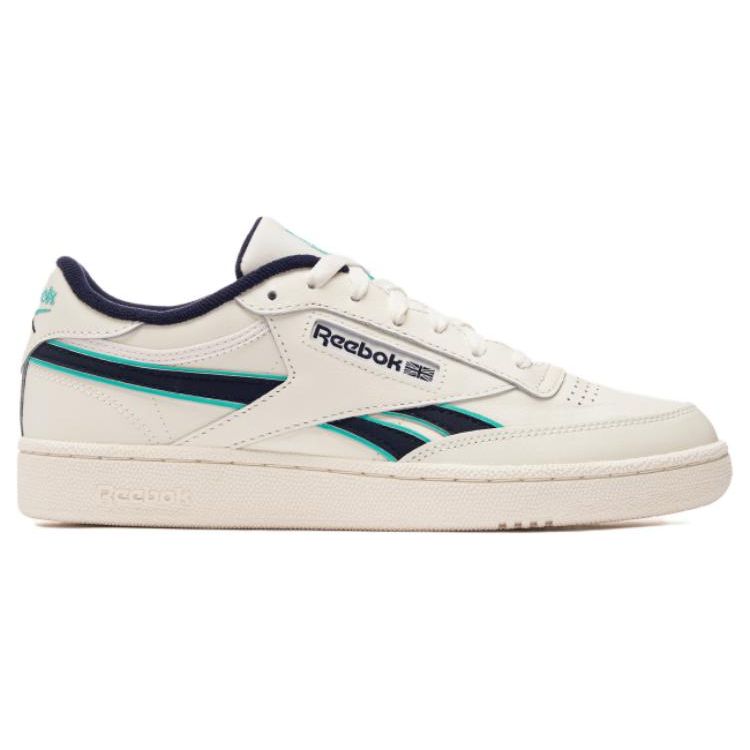 Reebok Club C Revenge Chalk Vector Navy Unisex Sneakers Cream Cyber-Mint 100033712