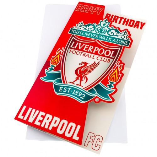 Liverpool FC Crest bursdagskort
