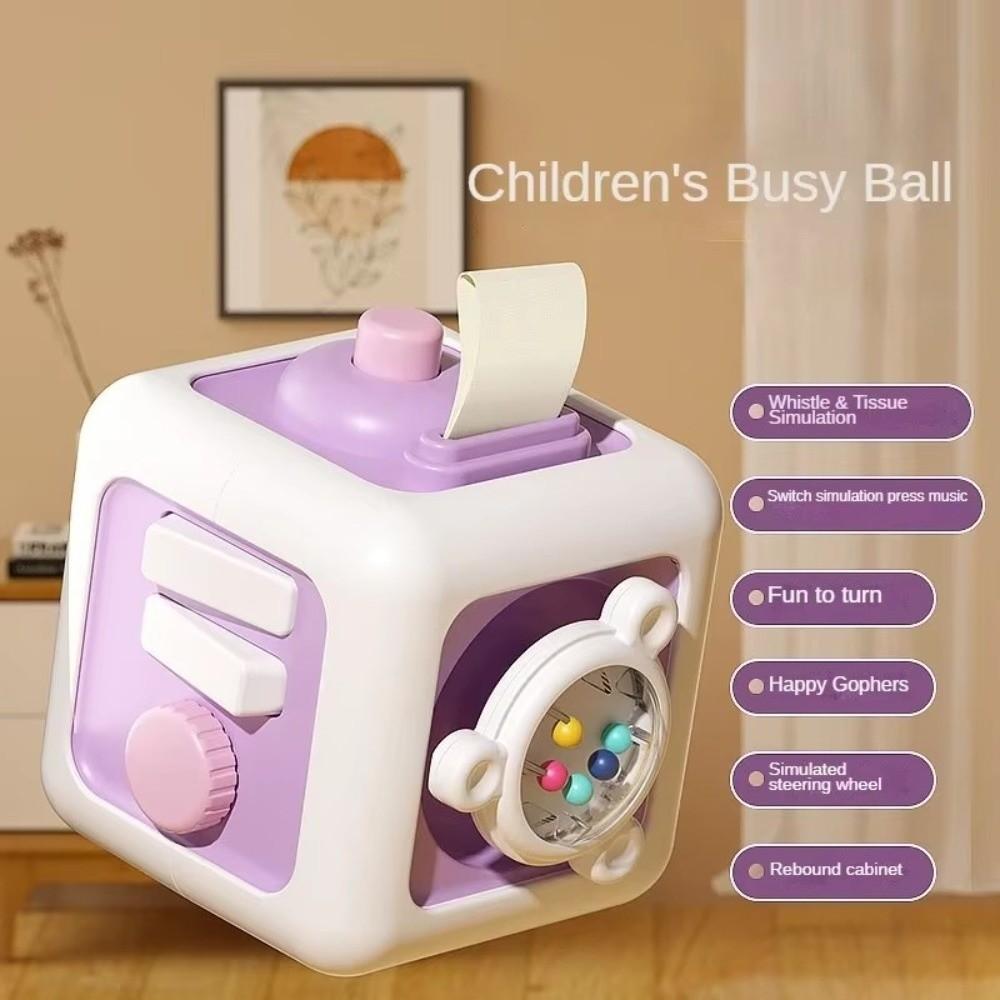Fine Motor Toy Practice Skills Drawer Cube Drawer Switches 6 IN 1 Educational Toy  Boys Girls