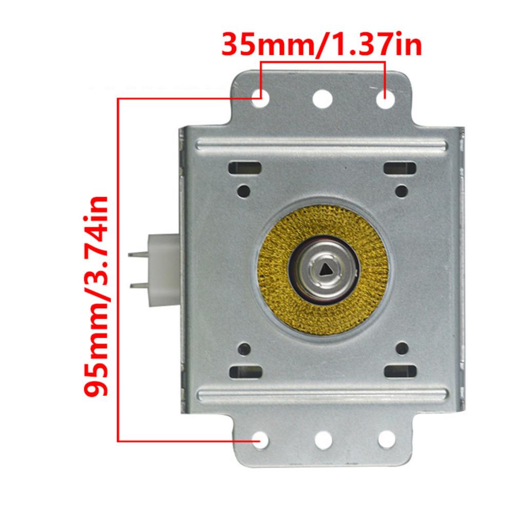 2M214 Heating Tube Microwave Magnetron Replacement Part 900W Microwave Magnetron Metal Texture Suitable for Daily Use