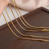 18K Gold Titanium Steel Versatile Bracelet for Women - Non-fading, Sweet Girl Chain