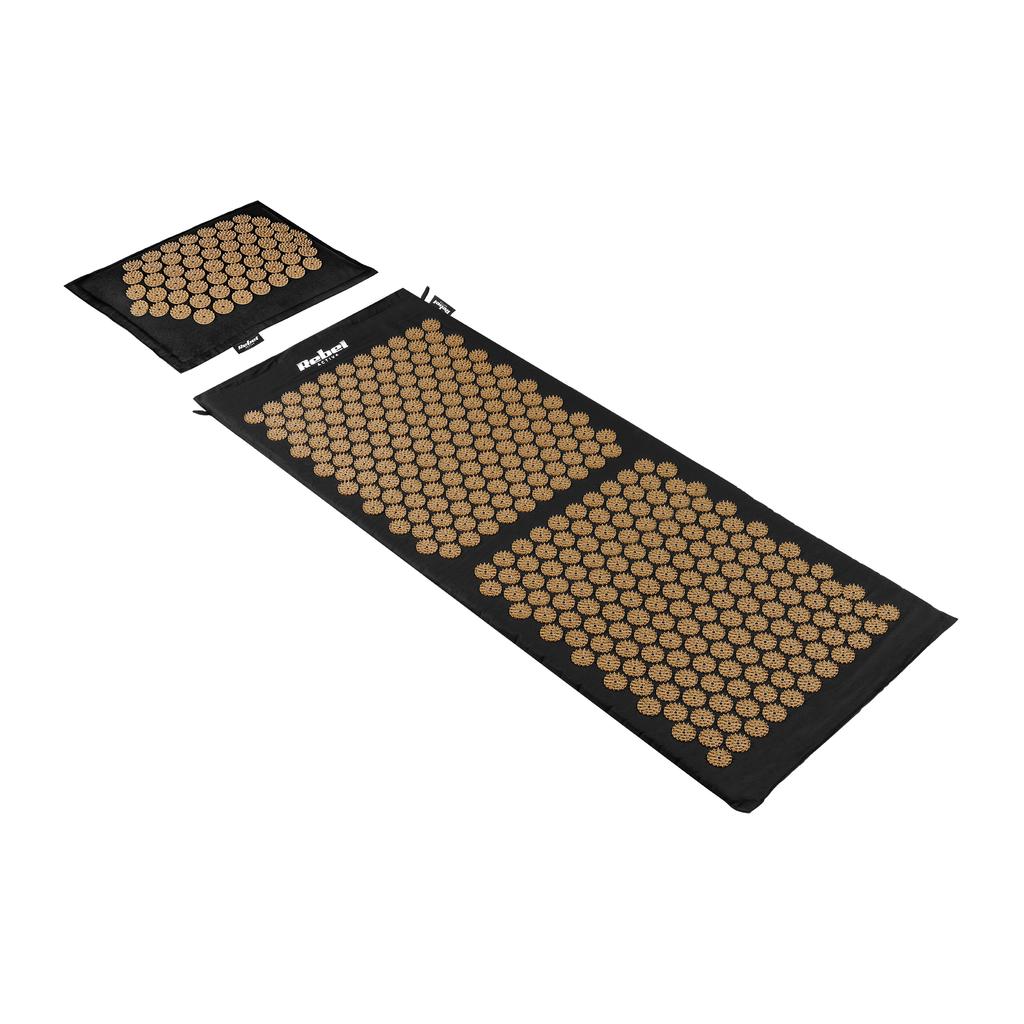 Mata Zdrowotna Eco Do Akupresury Z Kolcami Zestaw Z Poduszką Rebel 110X42Cm