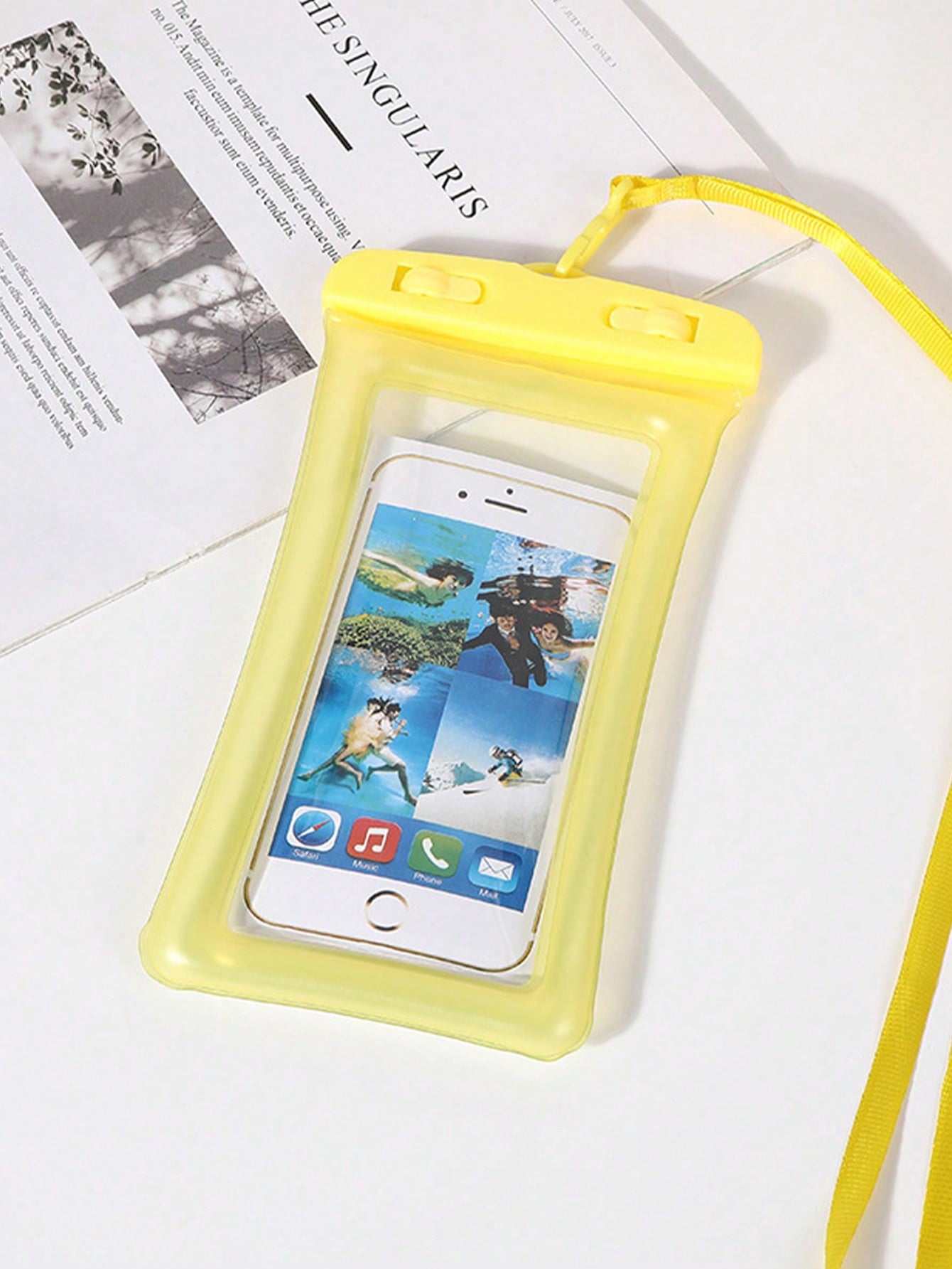 1pc Waterproof Bag Universal IPX8 Waterproof Phone Pouch Airbag Waterproof Cell Phone Bag Swimming Underwater Waterproof