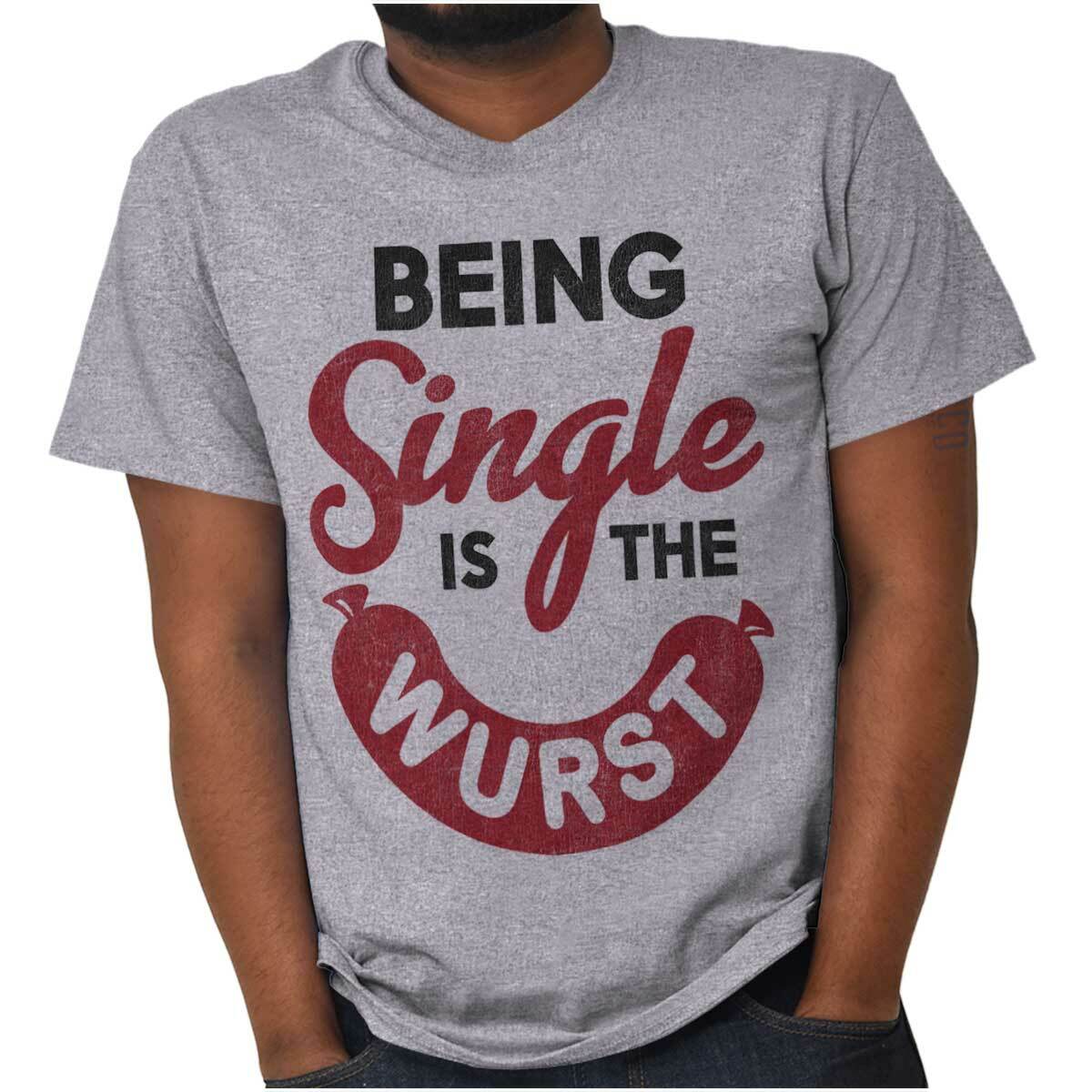 Funny Single Person Anti Valentines Day Womens or Mens Crewneck T Shirt Tee S