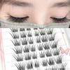 Natural And Realistic Large-Capacity Glue-Free False Eyelashes Curled In Sections Long-Lasting And Durable
