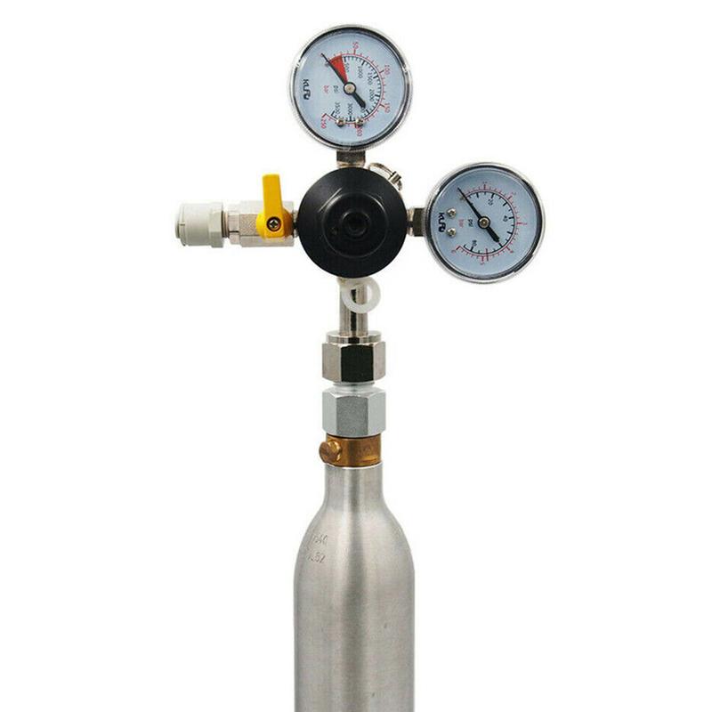 Cylinder Refill Adapter T21-4 To W21.8-14 Aluminium Gas Cylinder Adapter For Coarse Trapezoidal Thread Cylinders Pneumatic Parts