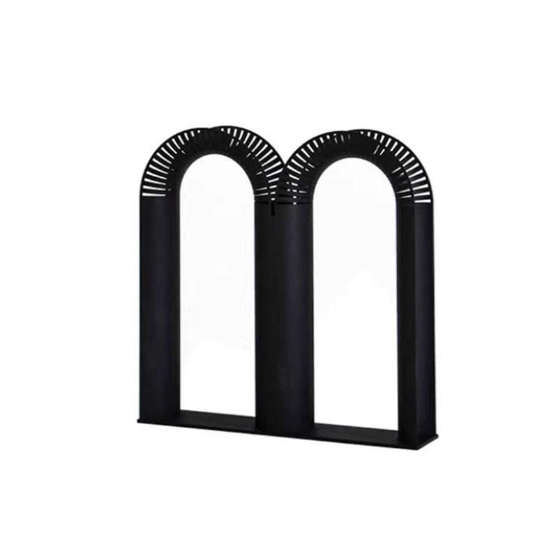 

Современная простая белая металлическая арка в форме буквы М, цветочная композиция, ваза, украшения, модель, офис продаж, гостиная, аксессуары