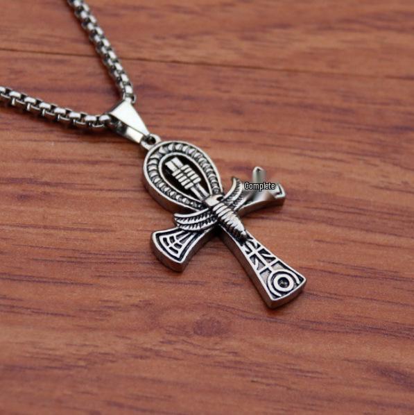 Titanium Steel Thor's Hammer Pendant Necklace - Viking Odin Design for Trendy Men and Women