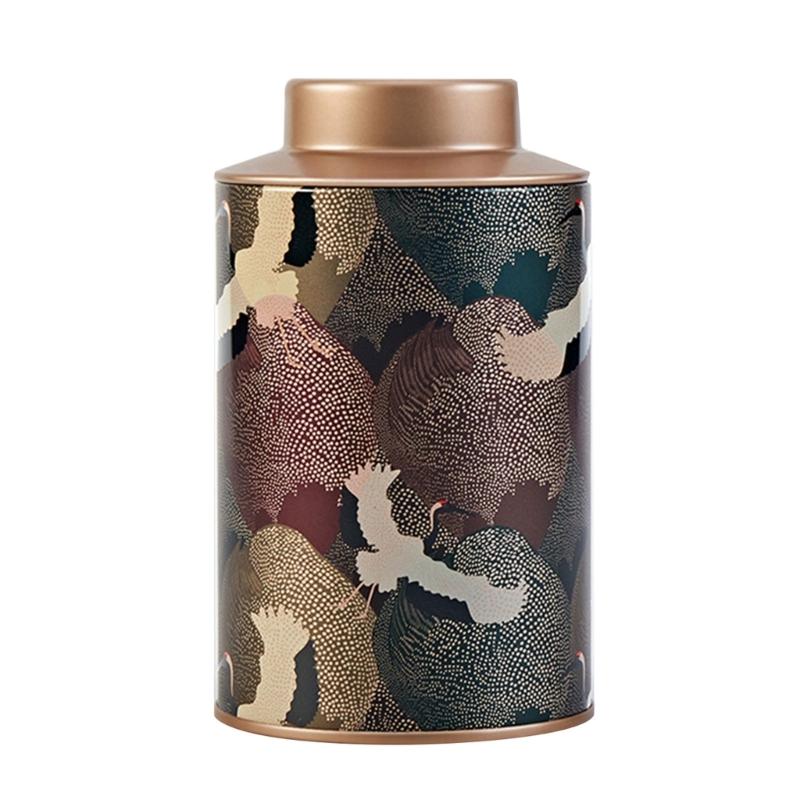 

Portable Empty Tea Tin Can Reusable Tea Containers Travel Small Tea Packagings Box Vintage Tea Sealed Jar Easy to Use 1