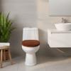 Thickened Toilet Seat Cover Solid Color Toilet Dust Cover Toilet Lid Cover  Bathroom Decorative