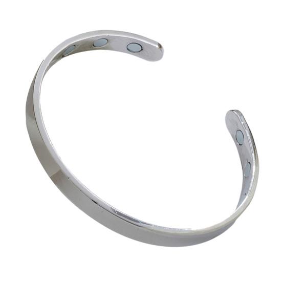 Гибкий браслет открытого дизайна подходит для любого пальца Магнитная застежка с 6 неодимовыми магнитами Форма руки Регулируемое кольцо