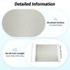 EVA Foam Exercise Mat - 6mm Thick Grey Floor Tile for Home Gym, Yoga, Pilates & Workout (94.49x35.43in) - Rectangle Fitness Mat