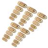25Pcs Fishing Sinker Bullet Copper Lure Bait Falling Weights Set for Angling Accessories