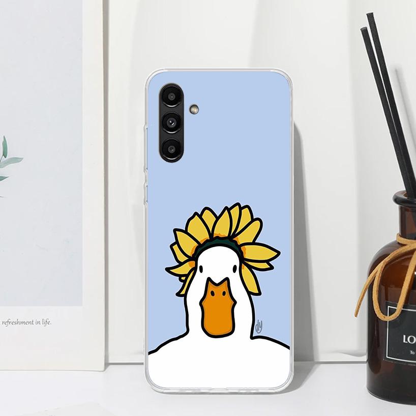 

Cartoon Cute Goose Game Phone Case For Samsung Galaxy A17 A37 A57 A16 A26 A36 A56 A15 A25 A35 A55 A14 A24 A34 A54 A13 A23 A33 A5 Samsung A15