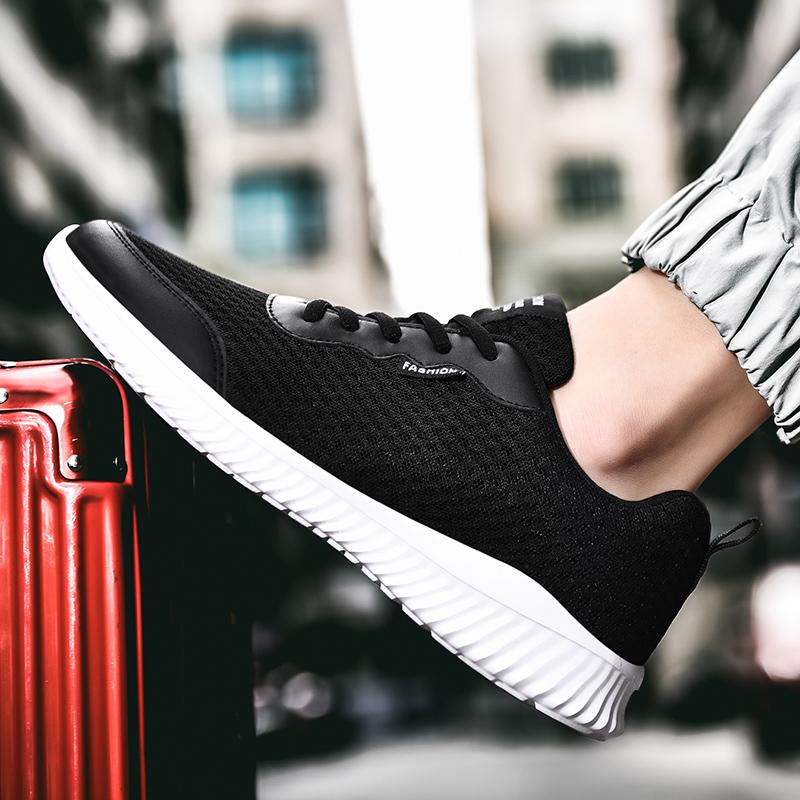 Сверхлегкие кроссовки большого размера с дышащей сеткой для бега по реке вверх по течению — фото 9