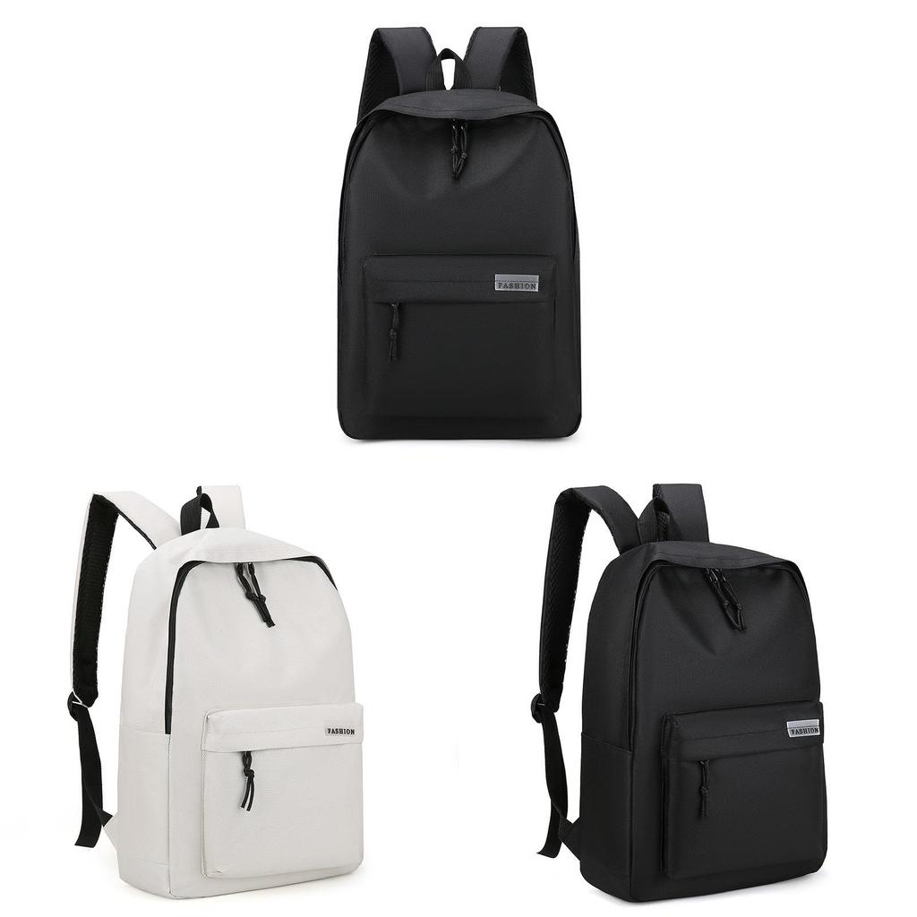 Minimalist College Style Backpack With Breathable Oxford Fabric For Middle School Students
