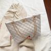Korean Version of Women's One Shoulder Crossbody Bag Large Capacity Shopping Bag Tote Bag