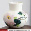 Hand-painted Peony Ceramic Vase for Hydroponic Flower Arrangement