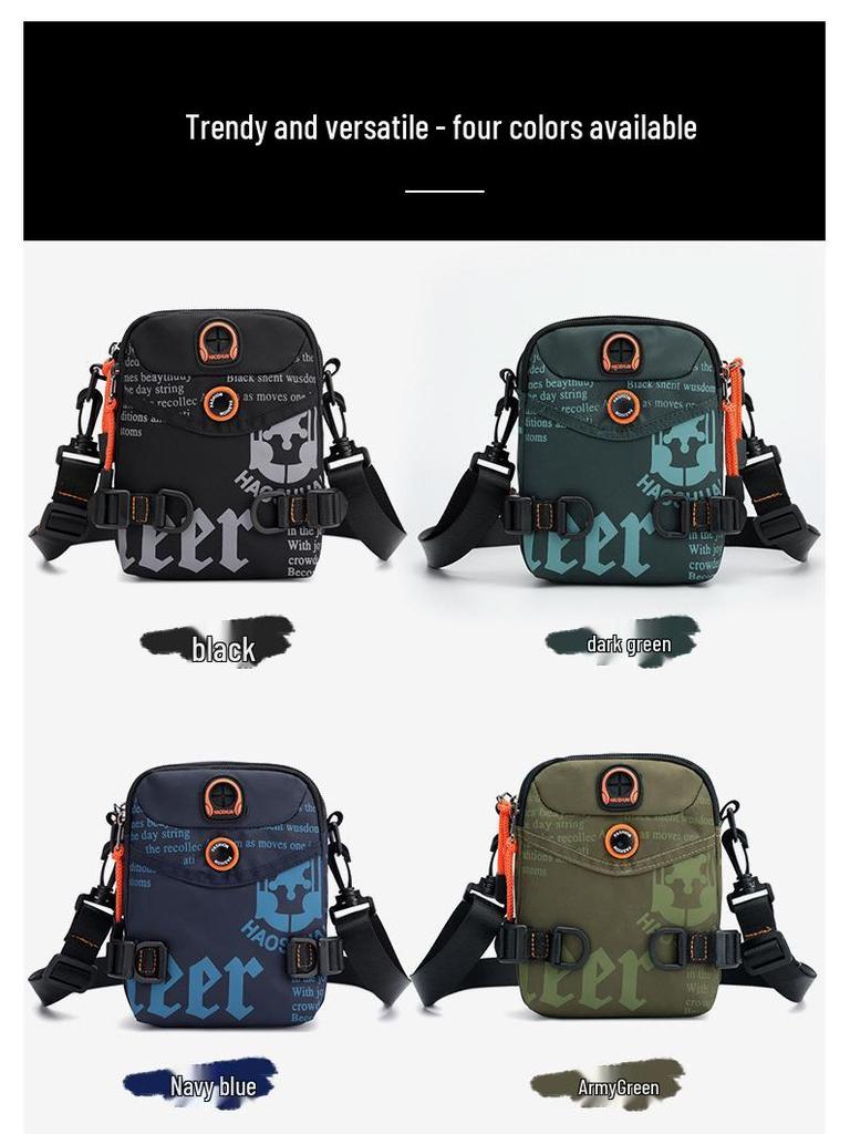 Haoshuai Herren Multifunktionale Outdoor Crossbody- und Hüfttasche