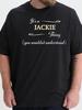 Black Jackie Thing T-Shirt Featuring a Graphic Print That Says 'It'S a Jackie Thing You Wouldn'T Understand' Ideal for C