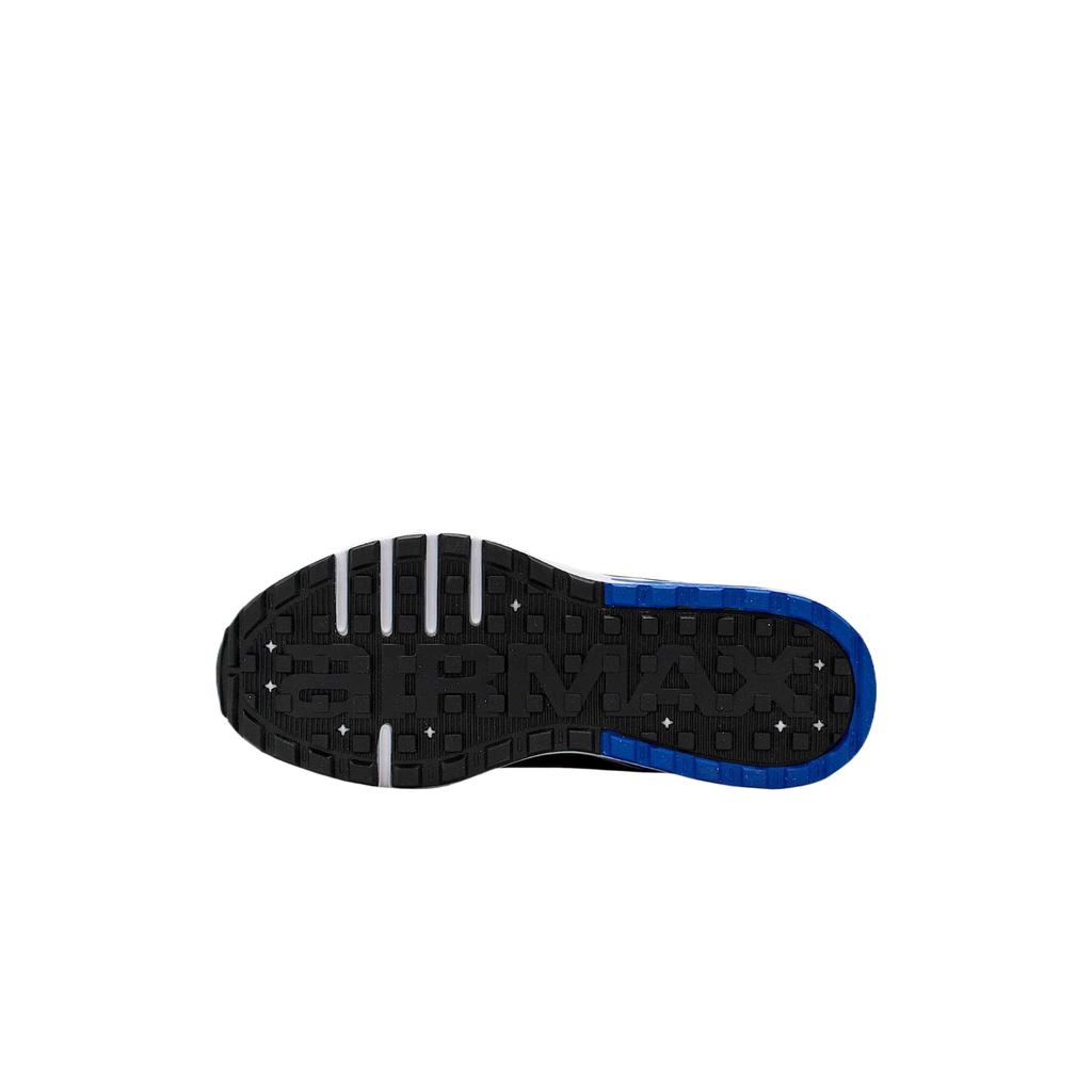 Nike Air Max Bia Comfortable Classic Trend Shock Absorption Breathable Low Top Running Shoes Kids Running Shoes Black Royal-Blue IF2629-004