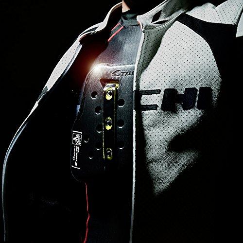 RS TAICHI Texel Chest Protector (Button Type) Chest, CE Level 2, Black/White, One Size Fits All [TRV063]